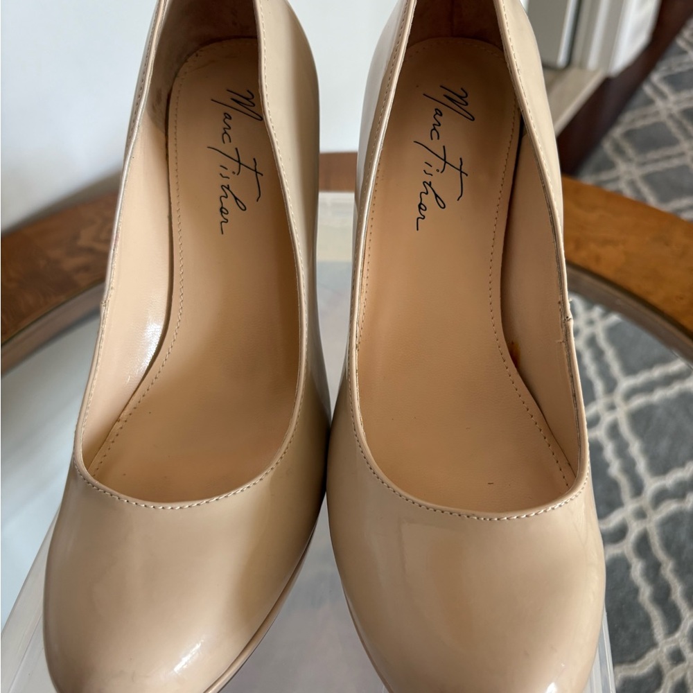 Marc Fisher Women's Tan Heels